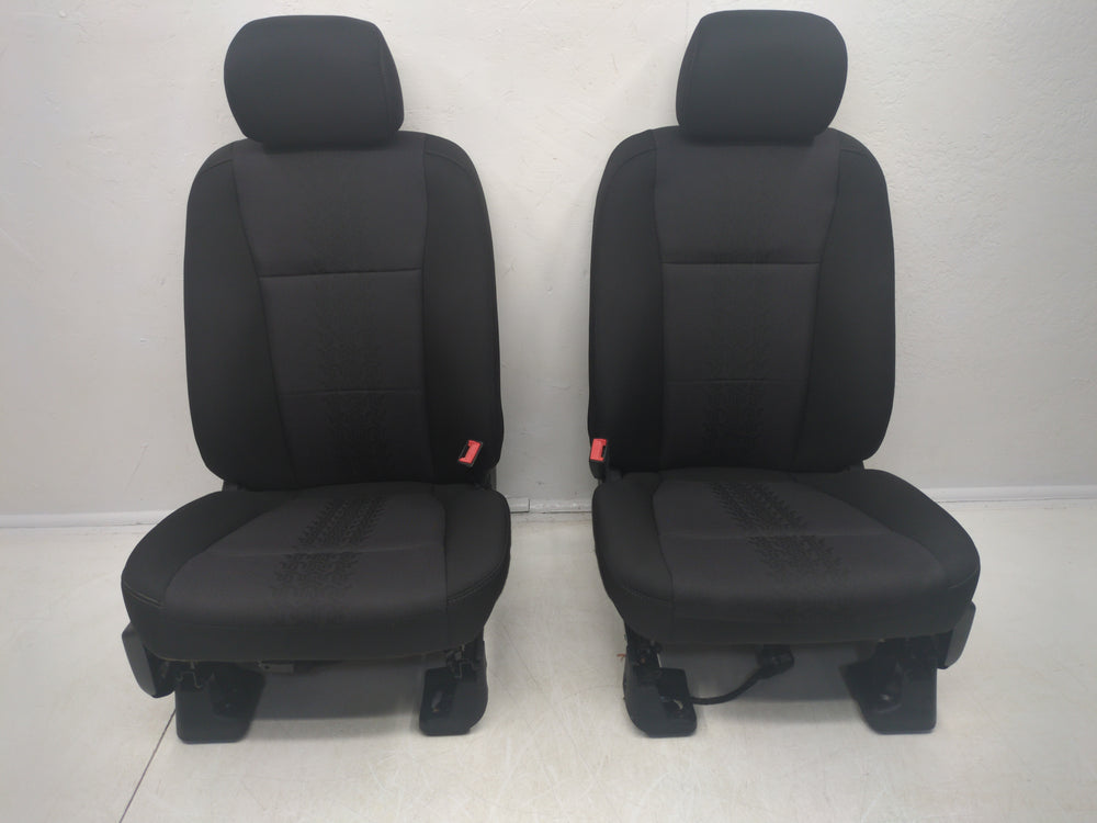 2015 - 2023 Ford F150 & Super Duty Seats, Black Cloth, XLT Powered #1760 | Picture # 3 | OEM Seats