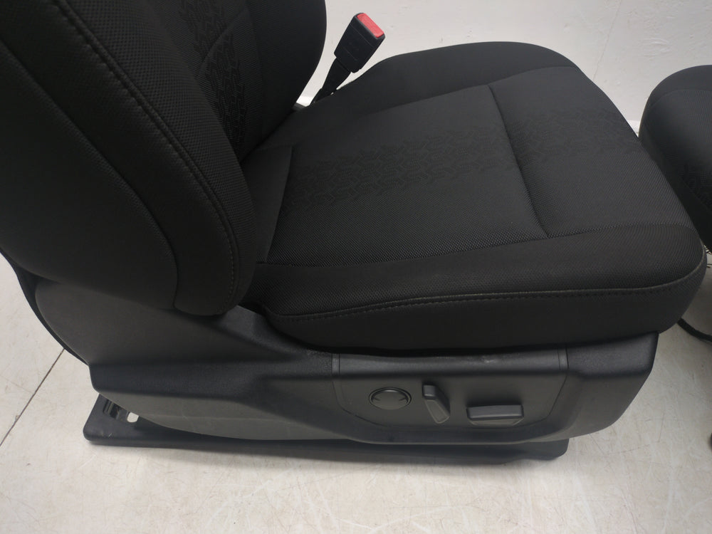 2015 - 2023 Ford F150 & Super Duty Seats, Black Cloth, XLT Powered #1760 | Picture # 10 | OEM Seats