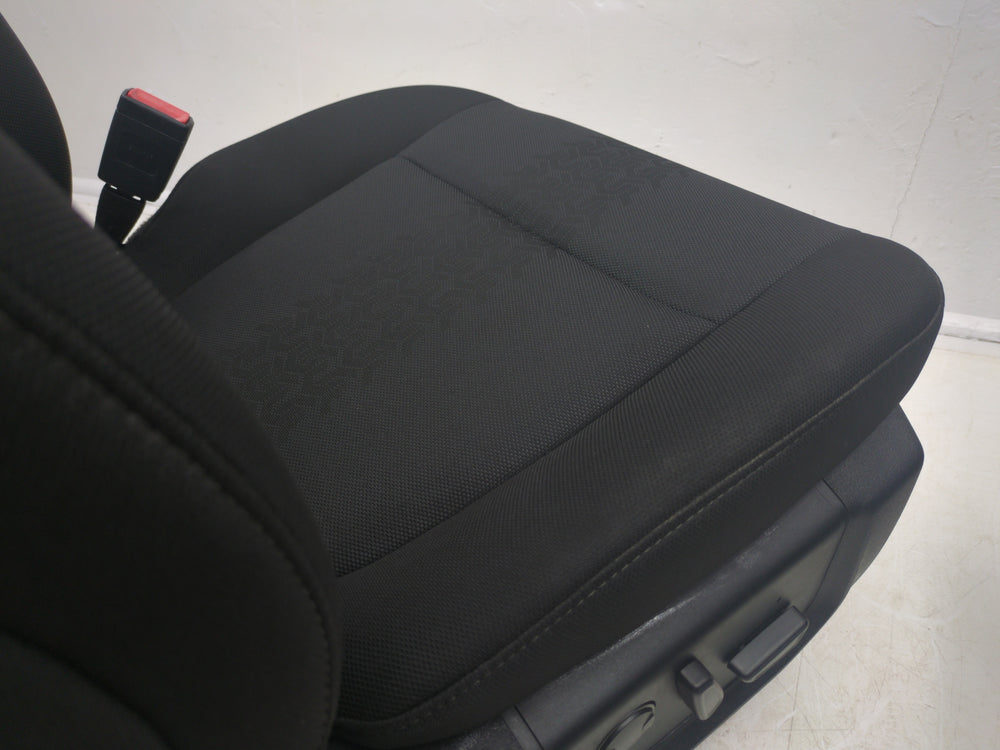 2015 - 2023 Ford F150 & Super Duty Seats, Black Cloth, XLT Powered #1760 | Picture # 12 | OEM Seats