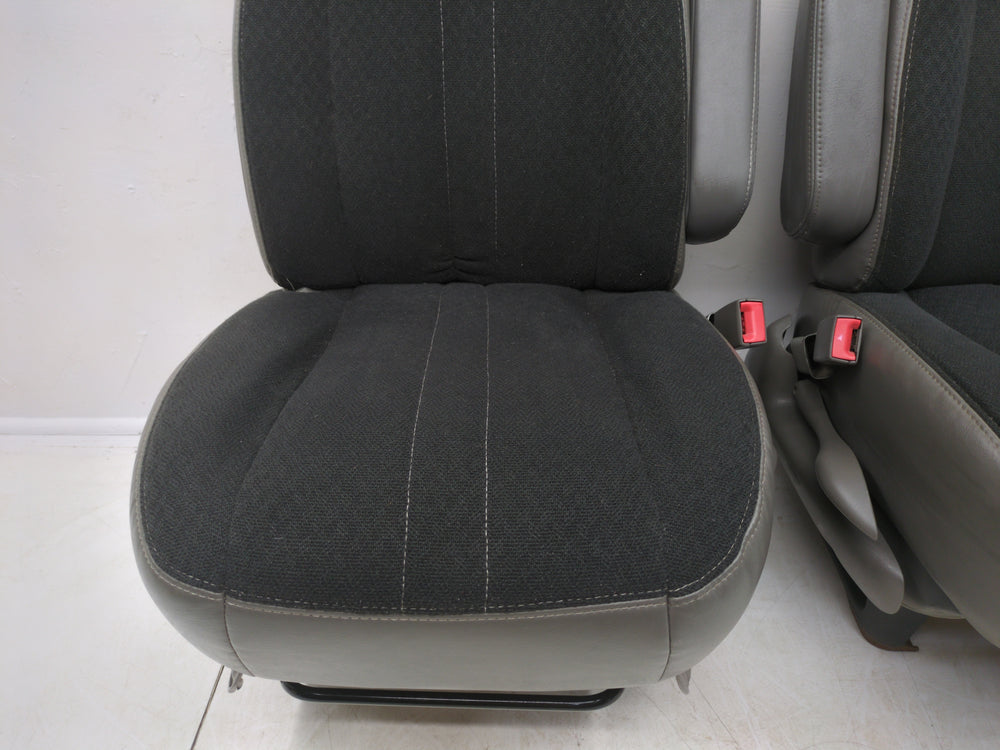 1997 - 2024 Chevy Express GMC Savana Van Seats, Gray Cloth, Manual w/ SRS #1764 | Picture # 6 | OEM Seats