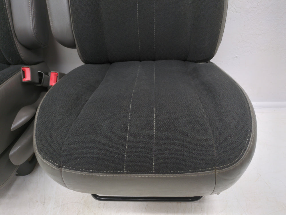 1997 - 2024 Chevy Express GMC Savana Van Seats, Gray Cloth, Manual w/ SRS #1764 | Picture # 7 | OEM Seats