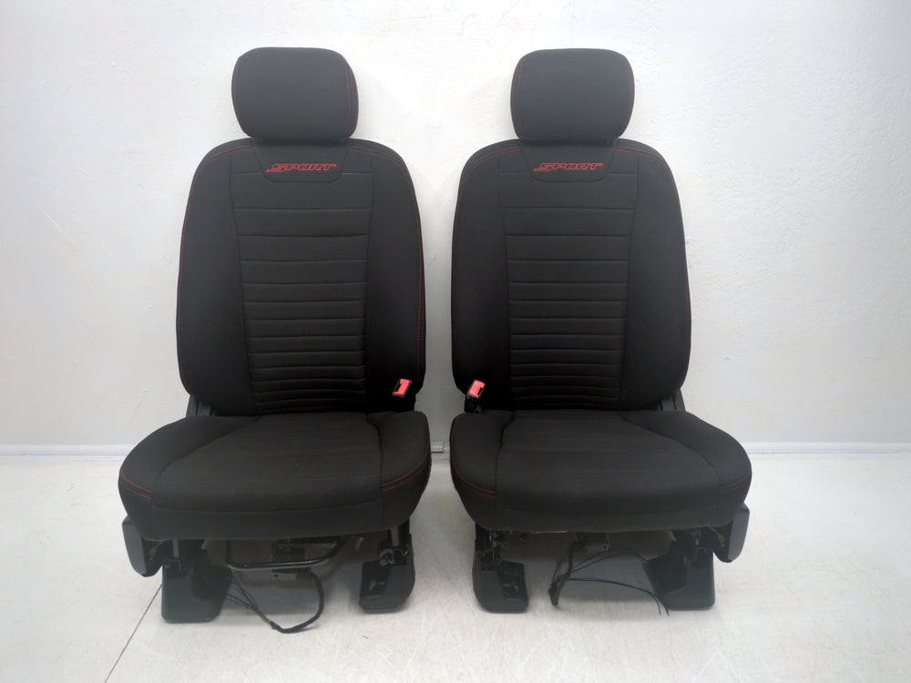 2015 - 2023 Ford F150 Seats, Black Cloth Sport Edition, Power #1763 | Picture # 3 | OEM Seats