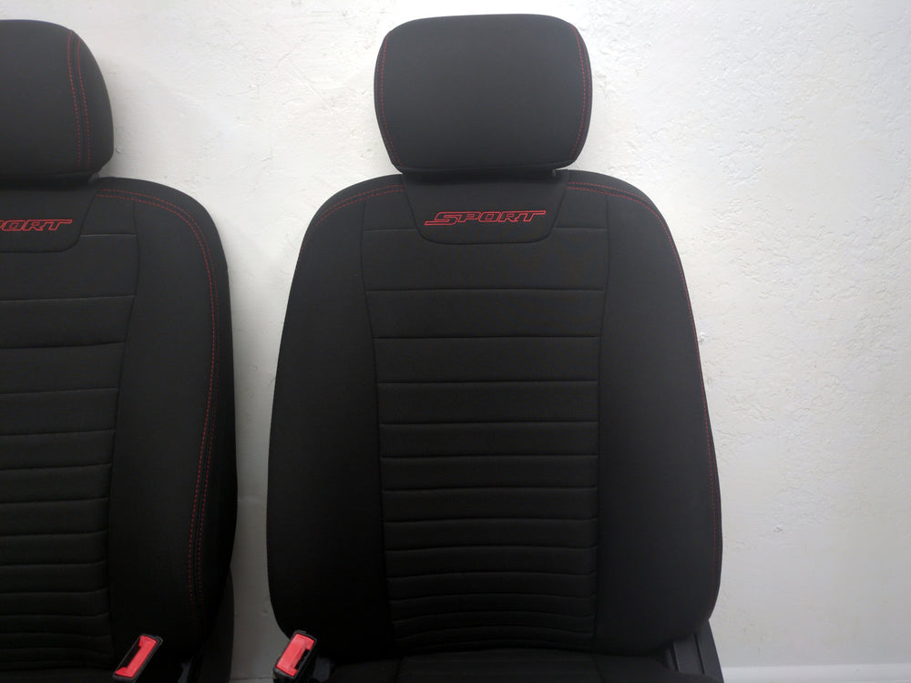 2015 - 2023 Ford F150 Seats, Black Cloth Sport Edition, Power #1763 | Picture # 5 | OEM Seats