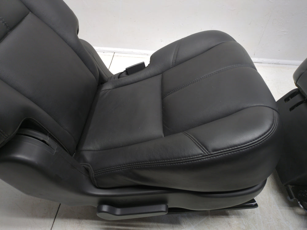 2007 - 2014 Chevy Tahoe GMC Yukon Rear Bucket Seats, Black Leather, #1775 | Picture # 10 | OEM Seats