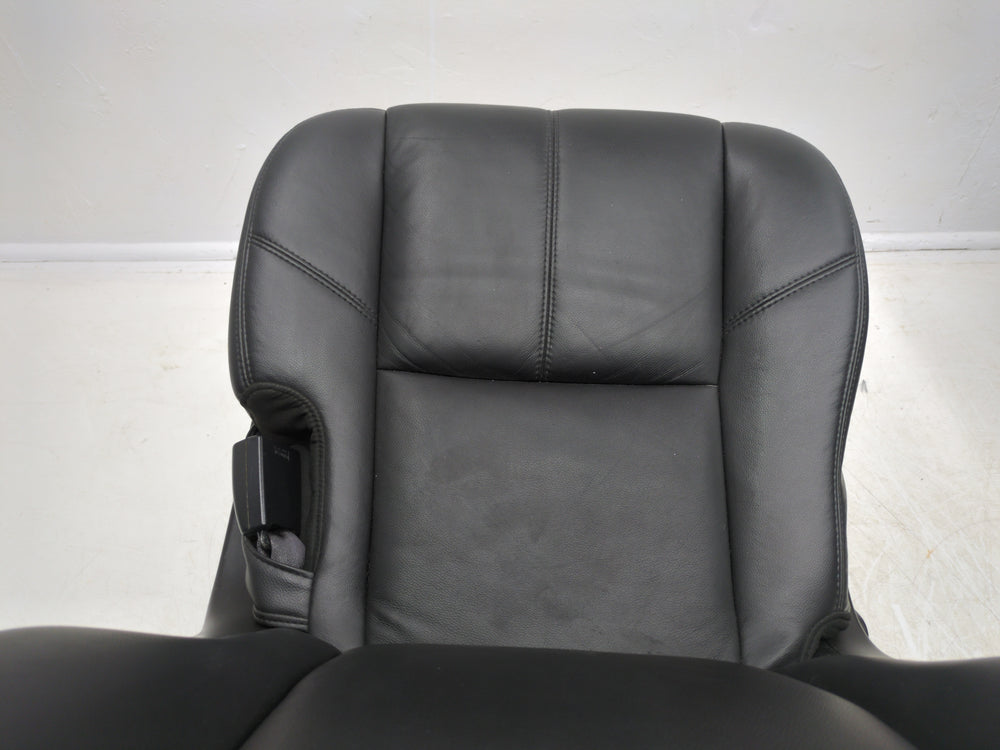 2007 - 2014 Chevy Tahoe GMC Yukon Rear Bucket Seats, Black Leather, #1775 | Picture # 12 | OEM Seats