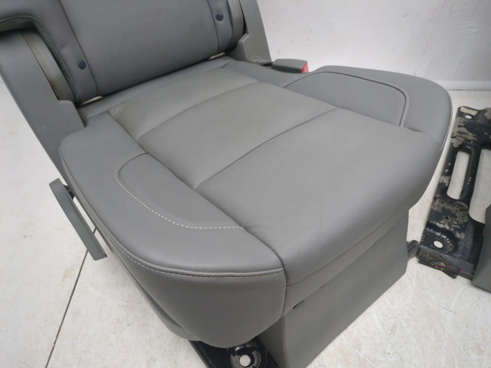 2015 - 2020 Chevy GMC Yukon XL Suburban 2nd Row Bucket Seats, Gray Leather #1761 | Picture # 8 | OEM Seats