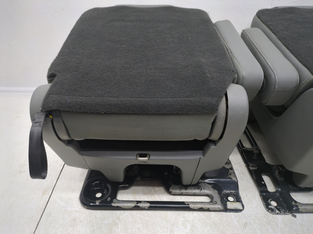 2015 - 2020 Chevy GMC Yukon XL Suburban 2nd Row Bucket Seats, Gray Leather #1761 | Picture # 16 | OEM Seats