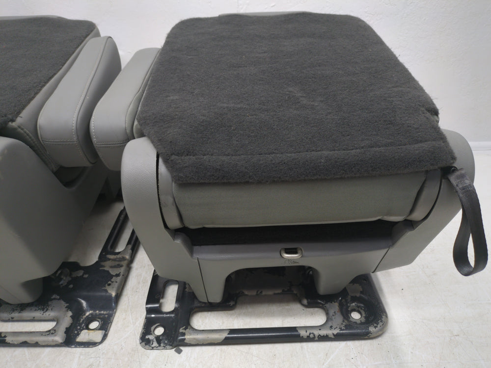 2015 - 2020 Chevy GMC Yukon XL Suburban 2nd Row Bucket Seats, Gray Leather #1761 | Picture # 17 | OEM Seats