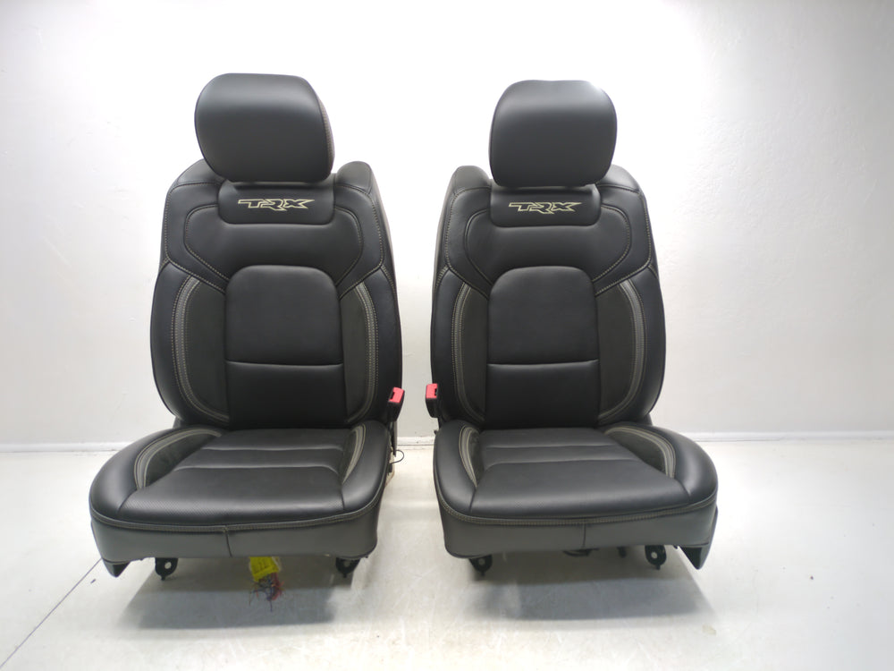 2019 - 2024 Dodge Ram TRX Seats, Black & Gray, Leather Suede, 1500 DT #1793 | Picture # 4 | OEM Seats