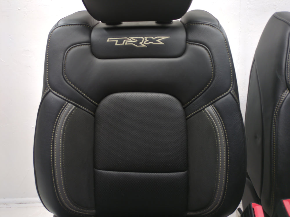 2019 - 2024 Dodge Ram TRX Seats, Black & Gray, Leather Suede, 1500 DT #1793 | Picture # 5 | OEM Seats