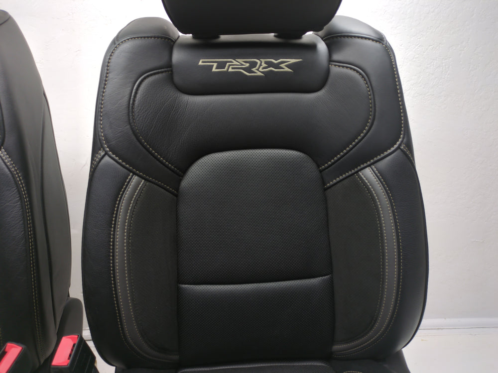 2019 - 2024 Dodge Ram TRX Seats, Black & Gray, Leather Suede, 1500 DT #1793 | Picture # 6 | OEM Seats