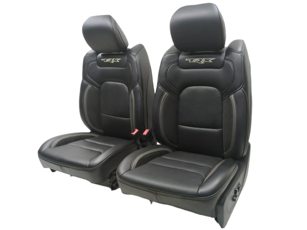 2019 - 2024 Dodge Ram TRX Seats, Black & Gray, Leather Suede, 1500 DT #1793