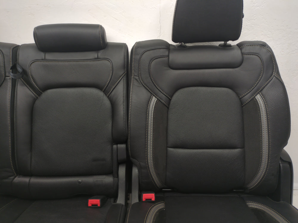 2019 - 2024 Dodge Ram TRX Rear Seats, Black & Gray, Leather Suede, 1500 DT #1796 | Picture # 5 | OEM Seats