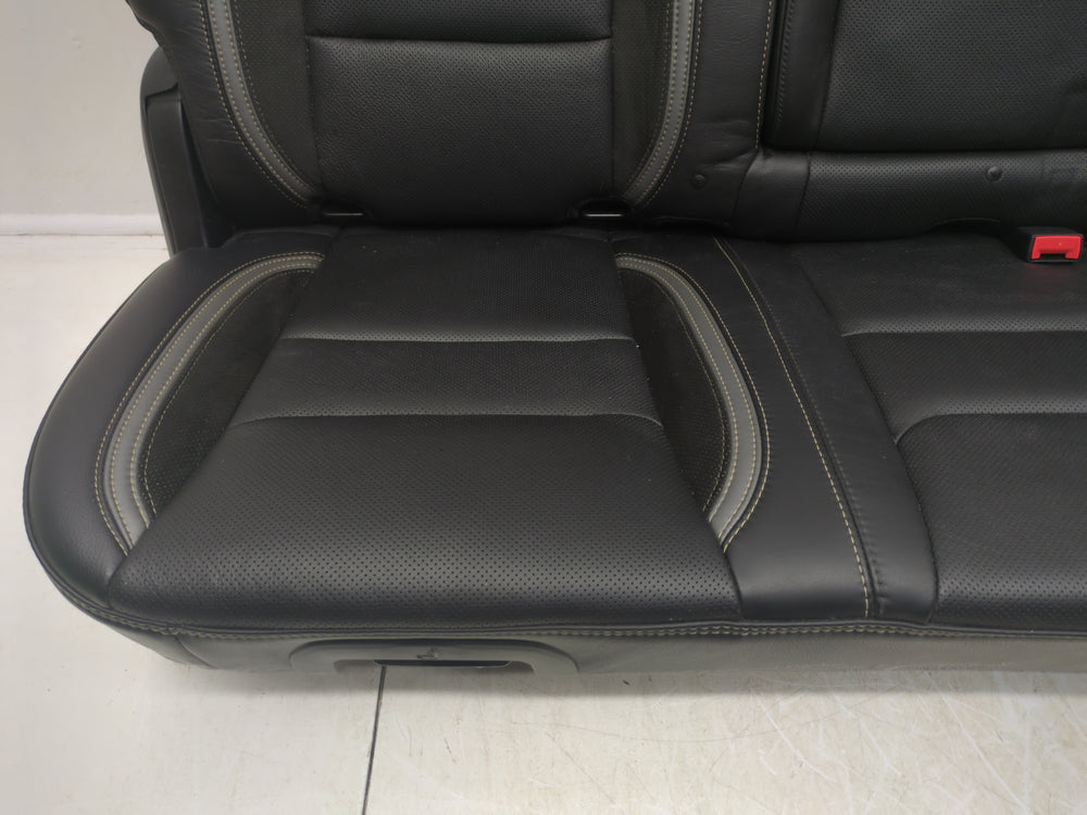 2019 - 2024 Dodge Ram TRX Rear Seats, Black & Gray, Leather Suede, 1500 DT #1796 | Picture # 6 | OEM Seats