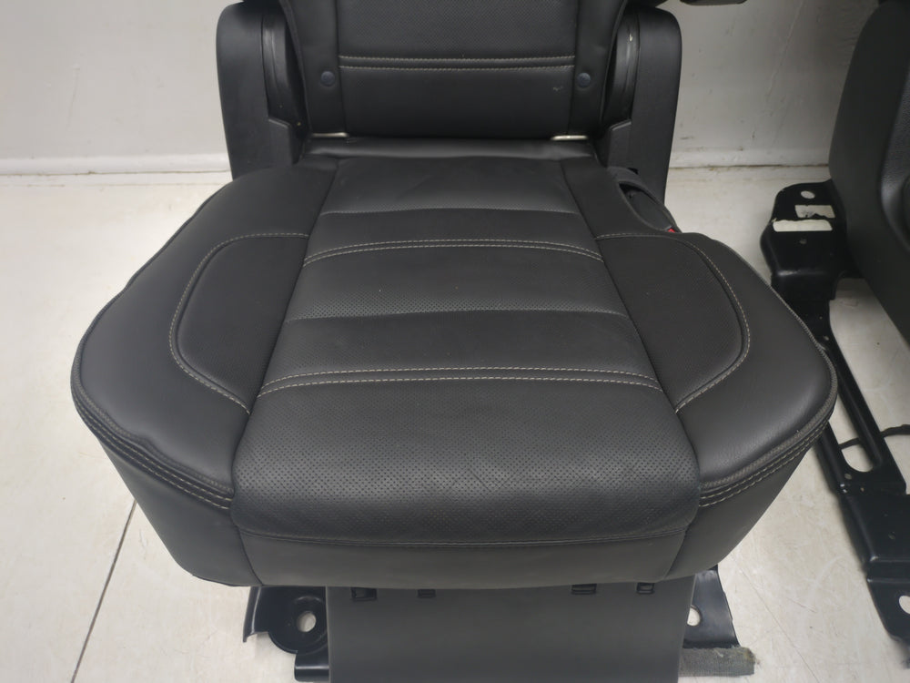 2015 - 2020 GMC Yukon Denali Second Row Bucket Seats, Black Leather #1792 | Picture # 22 | OEM Seats