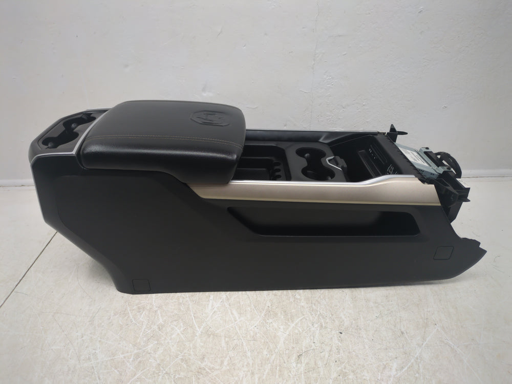 2019 - 2024 Dodge Ram Center Console, 1500 DT, Laramie Sport Black & Gold #1789 | Picture # 4 | OEM Seats