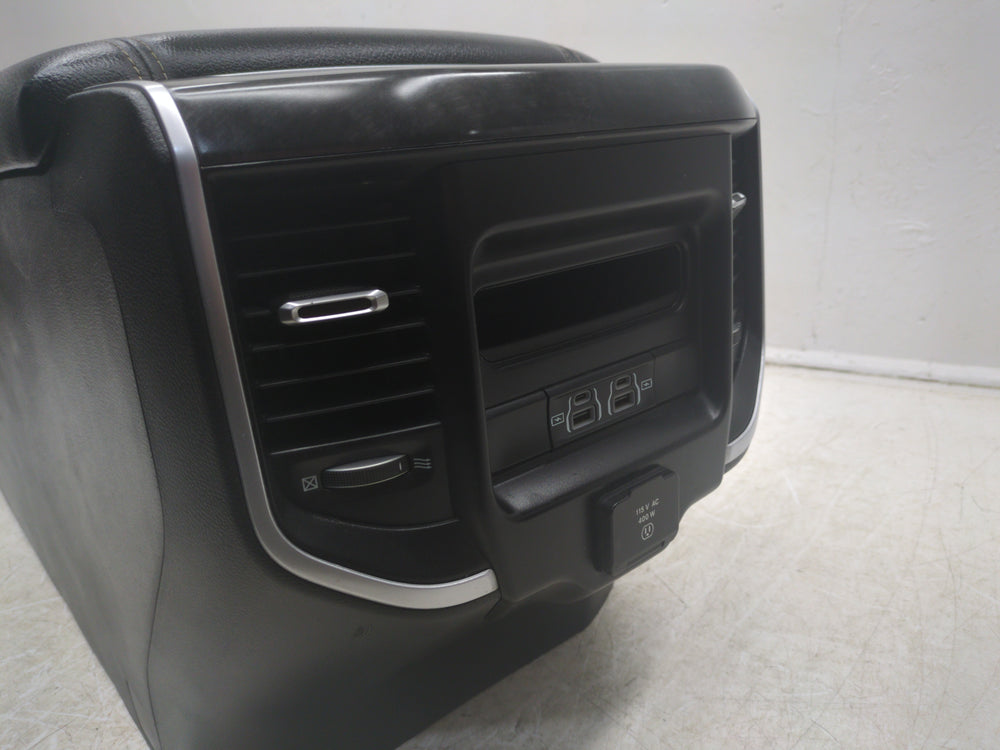 2019 - 2024 Dodge Ram Center Console, 1500 DT, Big Horn, Black & Gray #1787 | Picture # 7 | OEM Seats