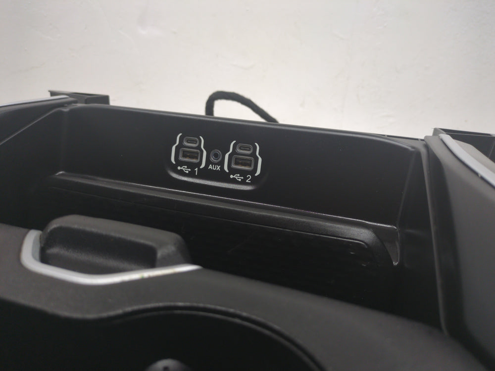 2019 - 2024 Dodge Ram Center Console, 1500 DT, Black & Gray #1781 | Picture # 15 | OEM Seats