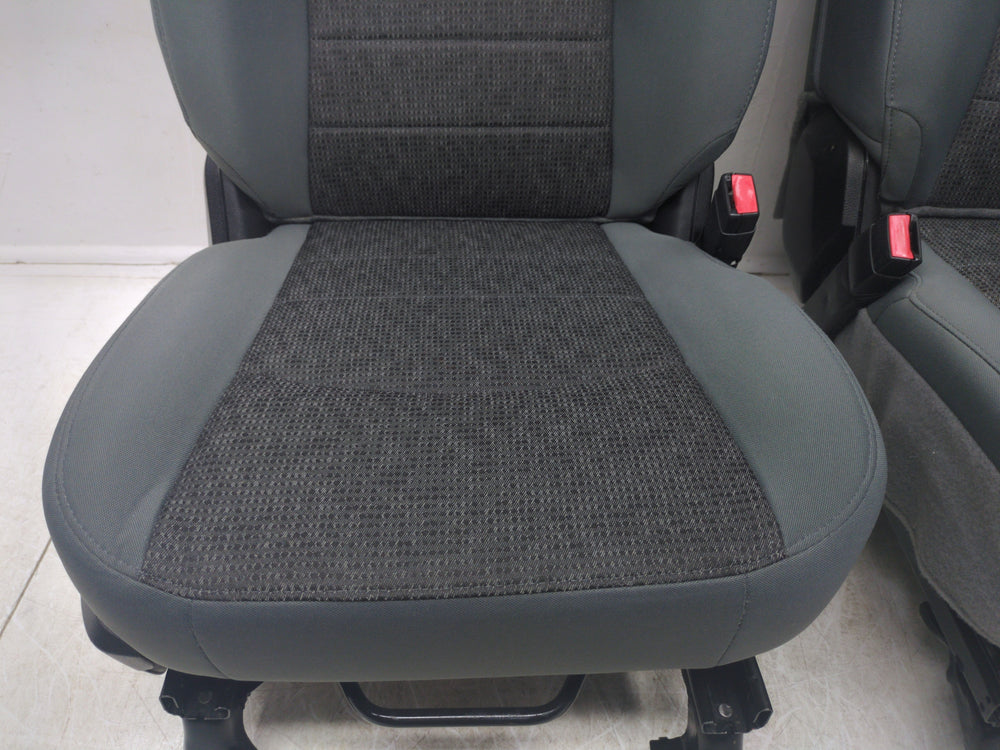 2009 - 2018 Dodge Ram Seats, Front, Gray Cloth, Powered, 4th Gen #1783 | Picture # 7 | OEM Seats