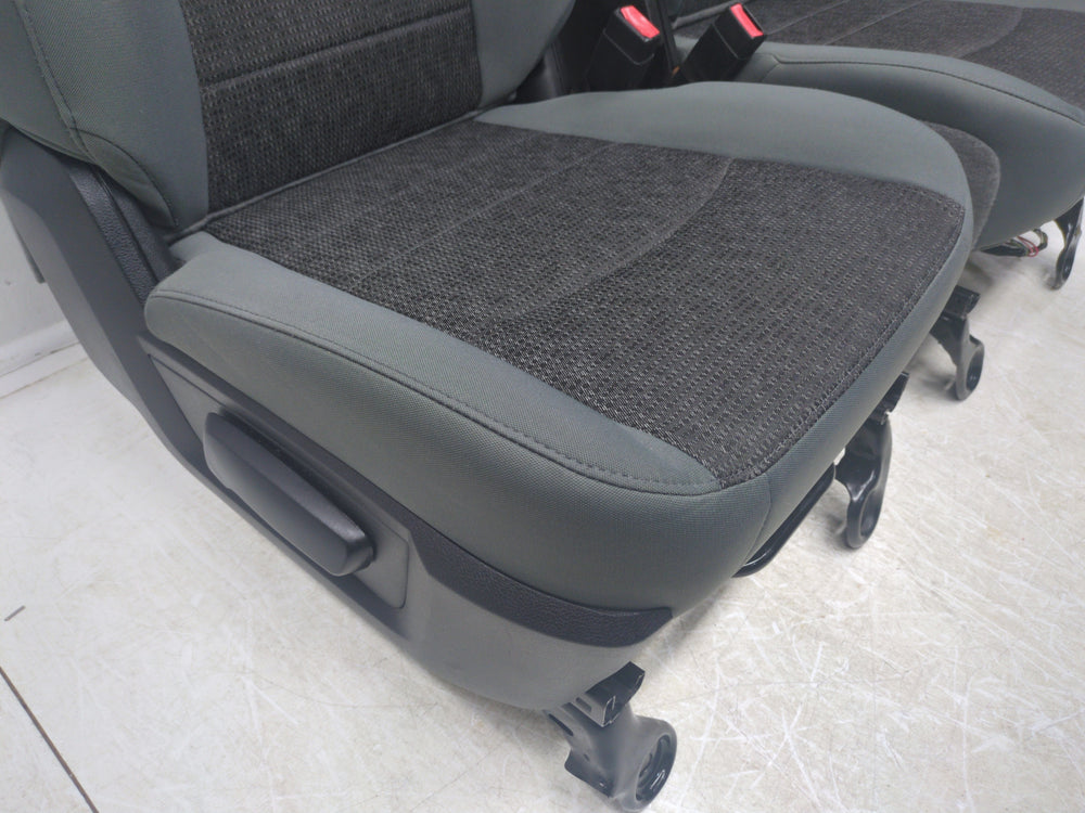 2009 - 2018 Dodge Ram Seats, Front, Gray Cloth, Powered, 4th Gen #1783 | Picture # 9 | OEM Seats