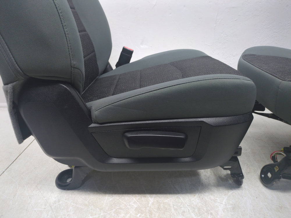 2009 - 2018 Dodge Ram Seats, Front, Gray Cloth, Powered, 4th Gen #1783 | Picture # 13 | OEM Seats