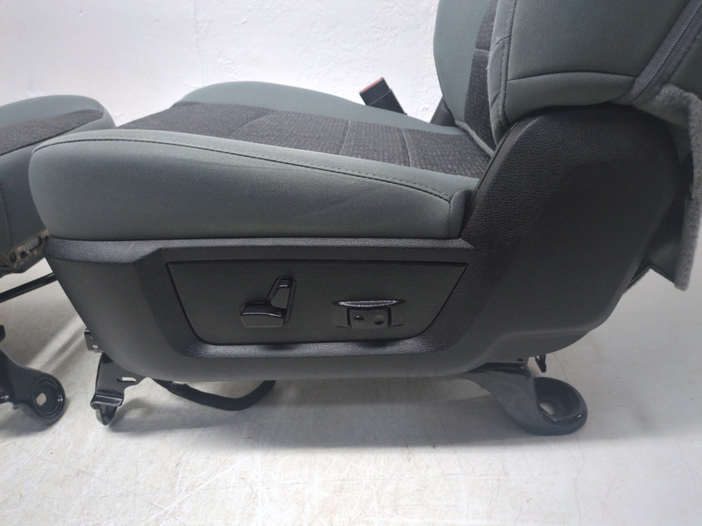 2009 - 2018 Dodge Ram Seats, Front, Gray Cloth, Powered, 4th Gen #1783 | Picture # 14 | OEM Seats