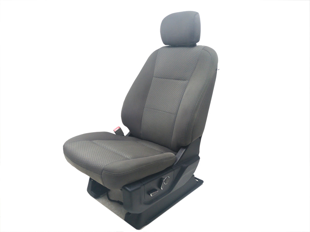 2015 - 2023 Ford Truck Driver Seat, XLT Powered, Heated Earth Gray Cloth #1782 | Picture # 1 | OEM Seats