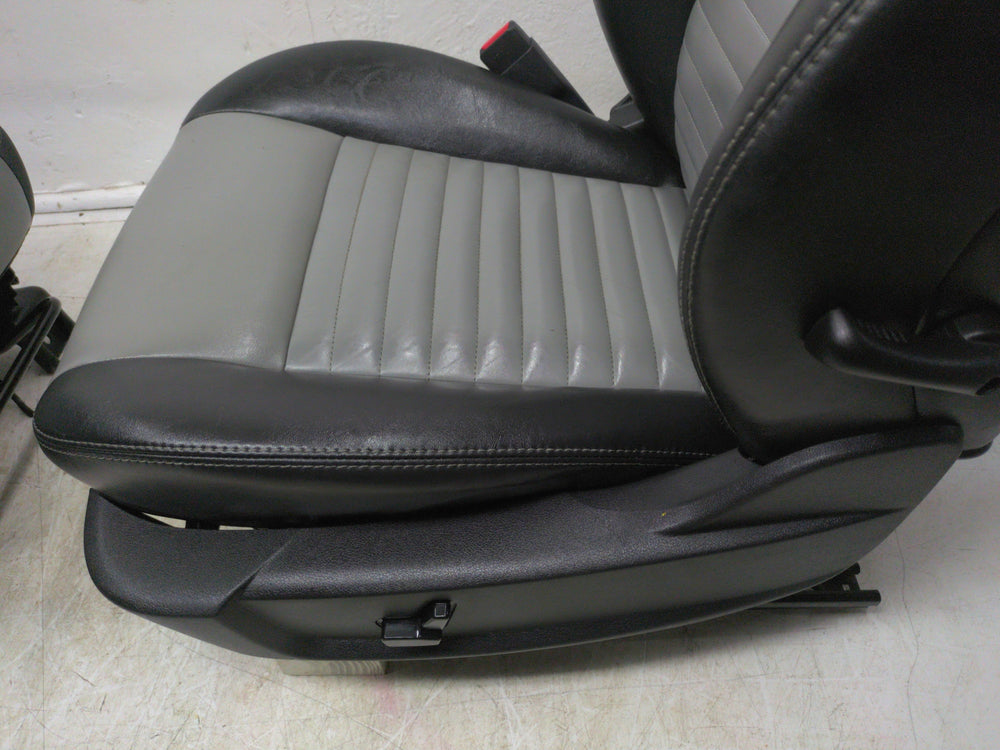 2008 - 2010 Dodge Challenger Seats, Front & Rear, Black & Gray Leather #1778 | Picture # 15 | OEM Seats