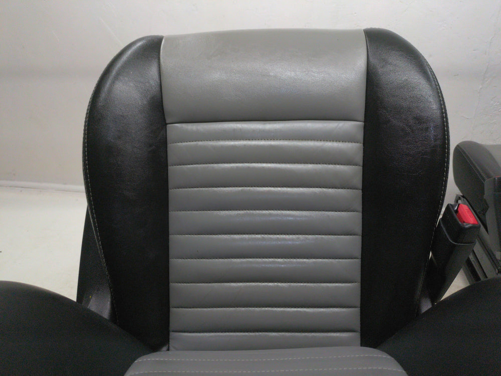 2008 - 2010 Dodge Challenger Seats, Front & Rear, Black & Gray Leather #1778 | Picture # 19 | OEM Seats