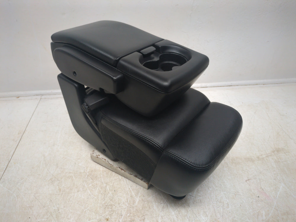 2004 - 2008 Ford F150 Jump Seat Console, OEM Black Leather #1596 | Picture # 5 | OEM Seats