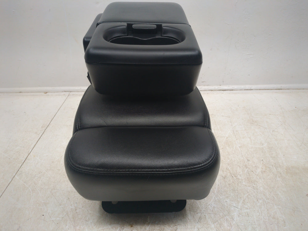 2004 - 2008 Ford F150 Jump Seat Console, OEM Black Leather #1596 | Picture # 7 | OEM Seats