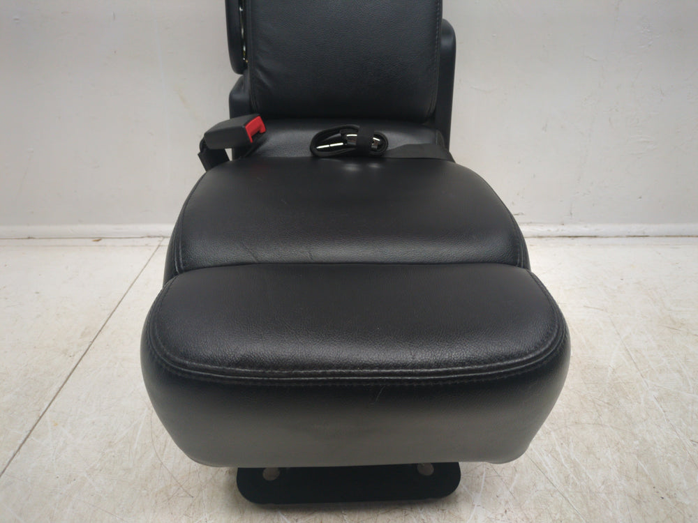 2004 - 2008 Ford F150 Jump Seat Console, OEM Black Leather #1596 | Picture # 18 | OEM Seats