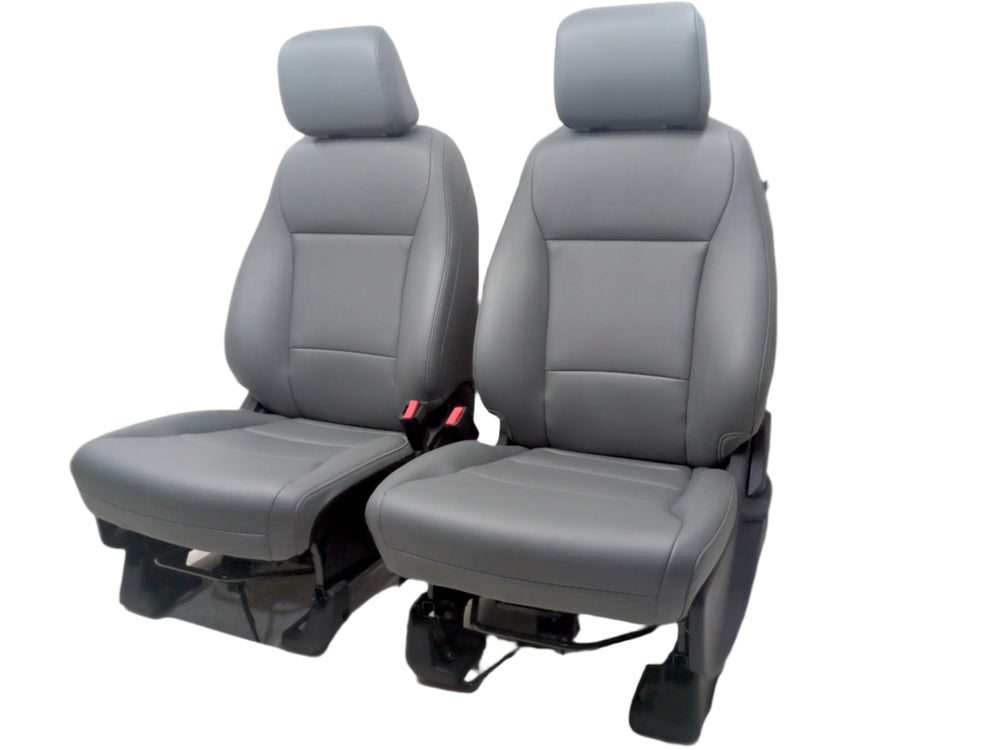 2015 - 2024 Ford F150 & Super Duty Seats, Gray Vinyl XL Manual #1601 | Picture # 1 | OEM Seats