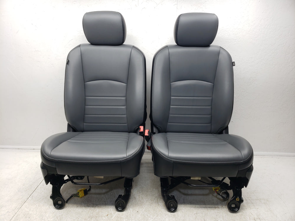 2019 - 2024 Dodge Ram Classic Seats, Front, Gray Vinyl Manual, 4th Gen #1602 | Picture # 3 | OEM Seats