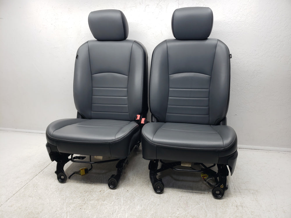 2019 - 2024 Dodge Ram Classic Seats, Front, Gray Vinyl Manual, 4th Gen #1602 | Picture # 4 | OEM Seats