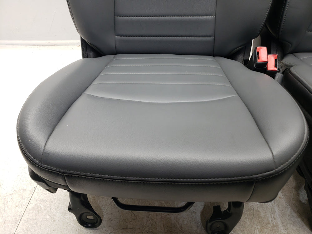 2019 - 2024 Dodge Ram Classic Seats, Front, Gray Vinyl Manual, 4th Gen #1602 | Picture # 5 | OEM Seats