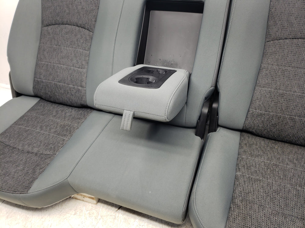 2009 - 2018 Dodge Ram Rear Seat, Gray Cloth Split Bench, Crew Cab #1603 | Picture # 3 | OEM Seats