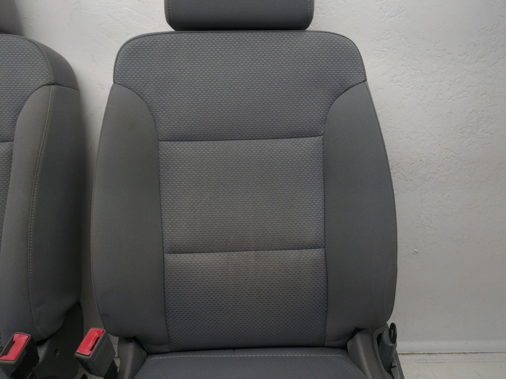 2014 - 2019 GMC Sierra Chevy Silverado Front Seats, Gray Cloth LT Power #1608 | Picture # 5 | OEM Seats