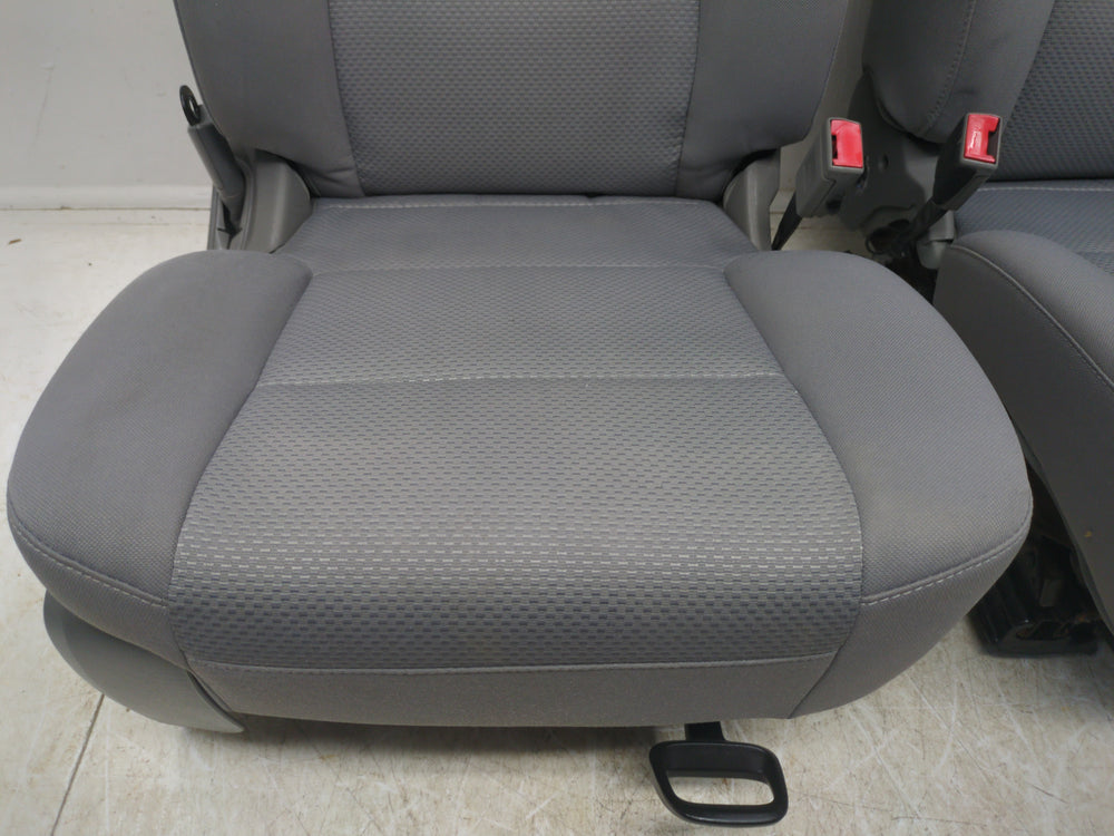 2014 - 2019 GMC Sierra Chevy Silverado Front Seats, Gray Cloth LT Power #1608 | Picture # 6 | OEM Seats