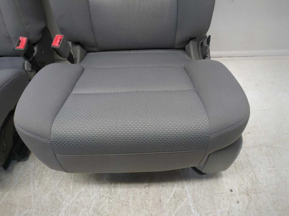 2014 - 2019 GMC Sierra Chevy Silverado Front Seats, Gray Cloth LT Power #1608 | Picture # 7 | OEM Seats