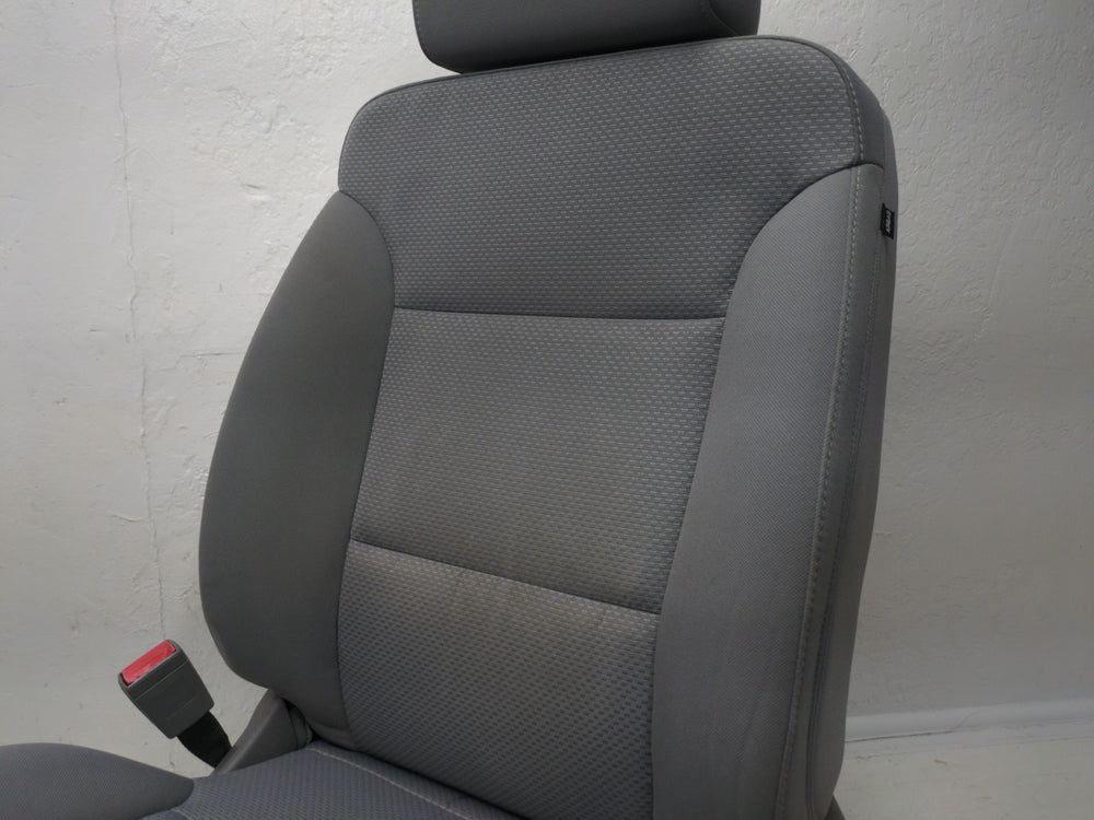 2014 - 2019 GMC Sierra Chevy Silverado Front Seats, Gray Cloth LT Power #1608 | Picture # 11 | OEM Seats