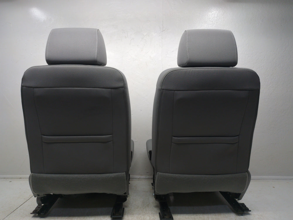 2014 - 2019 GMC Sierra Chevy Silverado Front Seats, Gray Cloth LT Power #1608 | Picture # 17 | OEM Seats