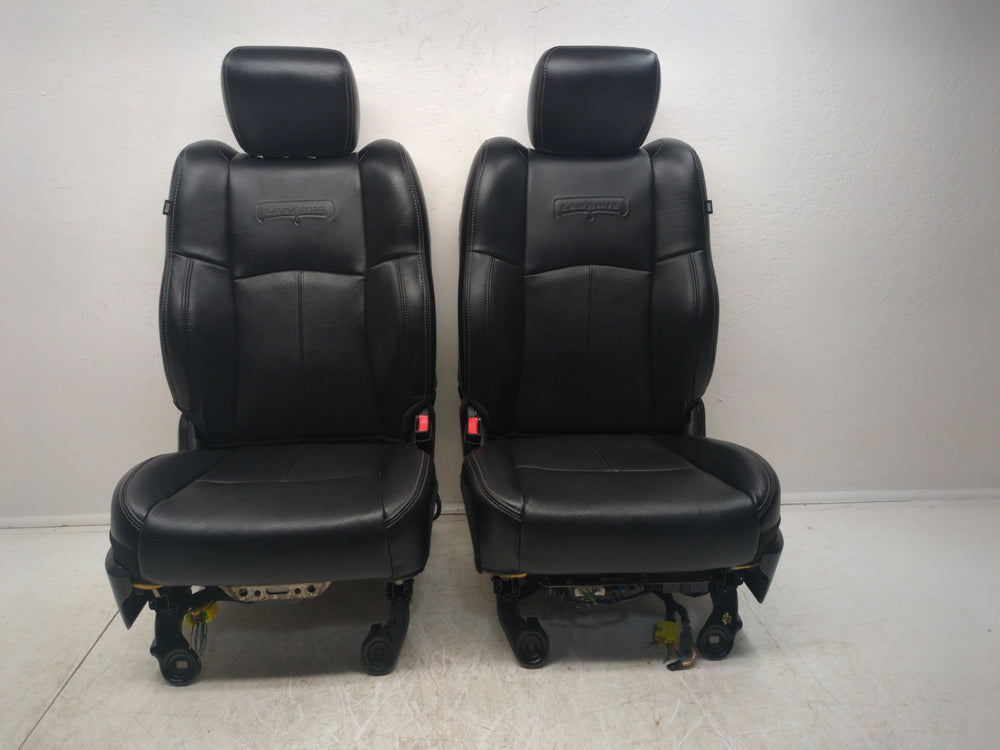 2009 - 2018 Dodge Ram Laramie Seats, Front, Cooled Black Leather, 4th Gen #1610 | Picture # 3 | OEM Seats