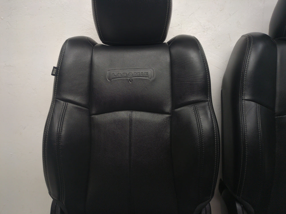 2009 - 2018 Dodge Ram Laramie Seats, Front, Cooled Black Leather, 4th Gen #1610 | Picture # 5 | OEM Seats