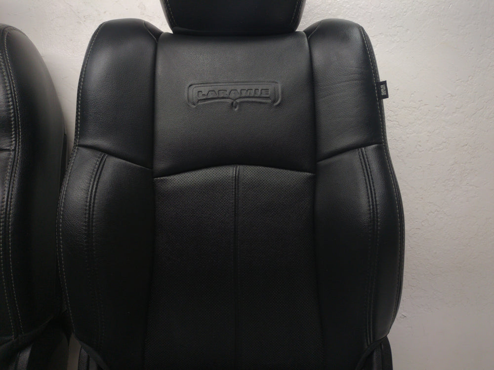 2009 - 2018 Dodge Ram Laramie Seats, Front, Cooled Black Leather, 4th Gen #1610 | Picture # 6 | OEM Seats