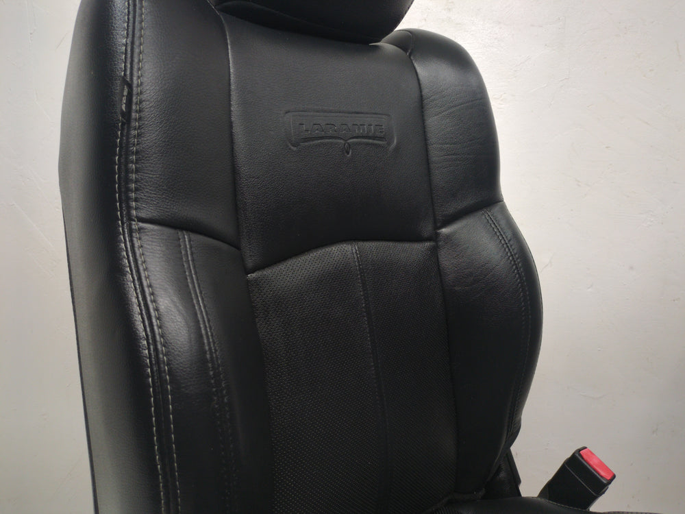 2009 - 2018 Dodge Ram Laramie Seats, Front, Cooled Black Leather, 4th Gen #1610 | Picture # 9 | OEM Seats