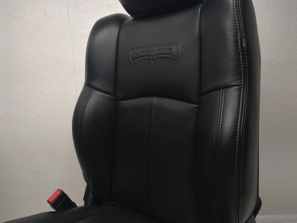 2009 - 2018 Dodge Ram Laramie Seats, Front, Cooled Black Leather, 4th Gen #1610 | Picture # 11 | OEM Seats