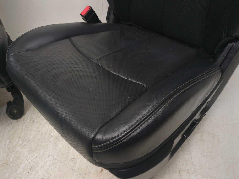 2009 - 2018 Dodge Ram Laramie Seats, Front, Cooled Black Leather, 4th Gen #1610 | Picture # 12 | OEM Seats