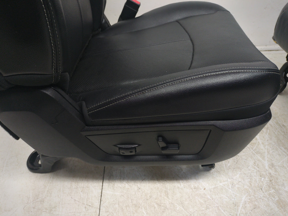 2009 - 2018 Dodge Ram Laramie Seats, Front, Cooled Black Leather, 4th Gen #1610 | Picture # 13 | OEM Seats