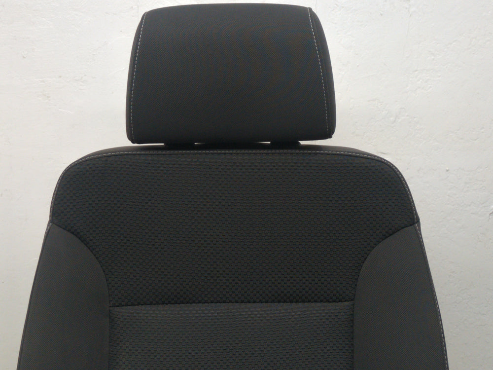 2014 - 2019 GMC Sierra Chevy Silverado Driver Seat, Black Cloth LT Power #1611 | Picture # 3 | OEM Seats